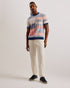 BARDA-Knitwear-SS Regular Striped Knitted T-Shirt- Ted Baker Romania